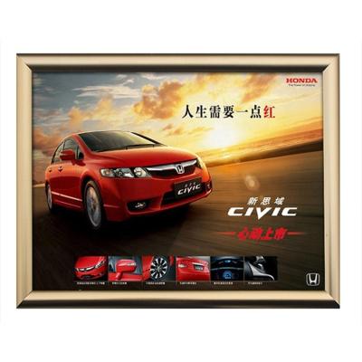 China Light Manufacturer Favorable Multi Gold Silver Right Angle Photo Poster Display Frame zu verkaufen