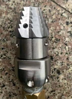 China 40L or 70L High-Pressure Drain Jetting Nozzle, 1/2''Female Rotary Sewer Washing Nozzle for sale