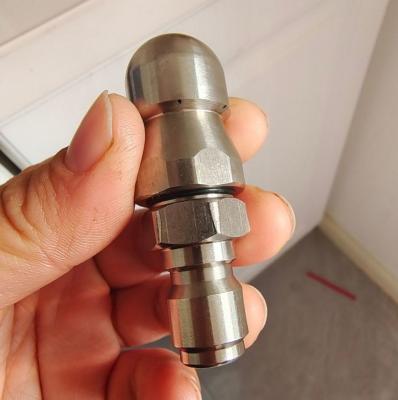 China Stainless Steel Sewer Jetter Nozzles, Smaller Flow Rate, 1/4'', 3/8'', 1/2'' Female for sale