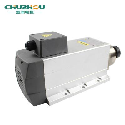 China Aluminum Drill Milling Air Cooled 18000R 6KW ER20 ER25 ER32 Electric Spindle Motor CNC High Speed Router Machine for sale