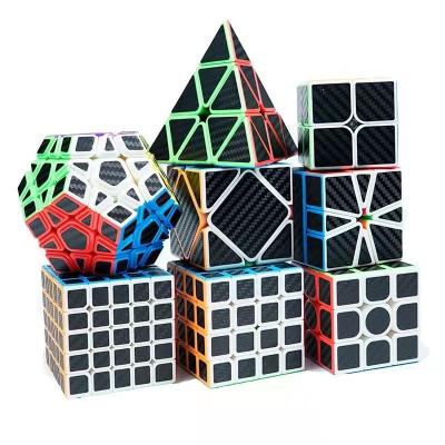 China 2023 Magnetic New Edition Upgraded Professional Speed Cube Fast Magic Cube For Kids Smooth Carbon Fiber Cube Puzzle Toys for sale