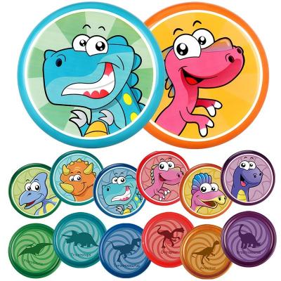 China Outdoor Toy Hot Selling Toy Parent-Child Interaction Colorful Sports Hand Throw Mini Disc Flying Saucer Game With Soft PU Material for sale