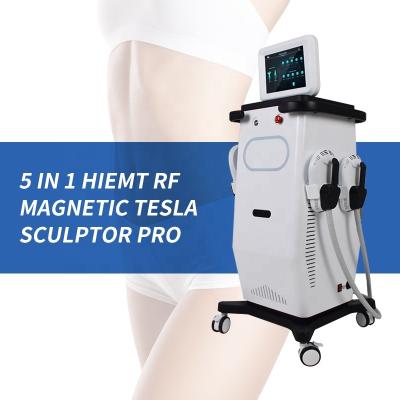 China High Frequency Muscle Sculptor Noninvasive Tesla Magnetic Weight Loss Pro Electro Body Sculpting Machine Slimming Machine for sale