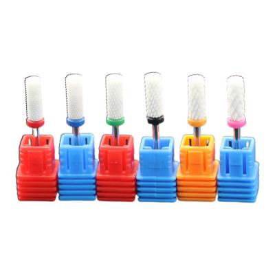 China High Speed Hot Selling Ceramic Nail File Manicure Tool Nail Drill Bit For Cuticle Gel Cleaning Removal In Nail Salon for sale