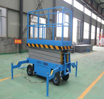 China Hotels Small Electric Manual Scissor Lift Platform Dock Lift Platforms for sale