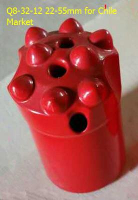 China Q8-32-12 22-55mm tapered drill bit for Chile Market for sale