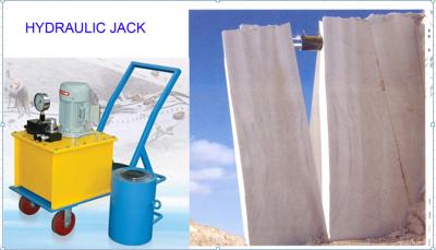 Китай Hydraulic pressure 100T-300T position stroke 200mm hydraulic pushing jack for quarry block splitting продается
