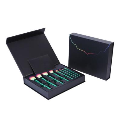 China Custom Flap Lid Cosmetic Packaging Box Magnetic Nail Brush Packaging Box for sale