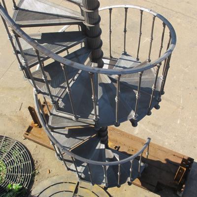 China Outdoor Easily Assembled Cast Used Spiral Staircase for sale