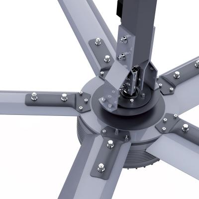China 256 square meter large ceiling fans with built-in motor bracket and aluminum magnesium alloy tension blades used in large factory and farm for sale