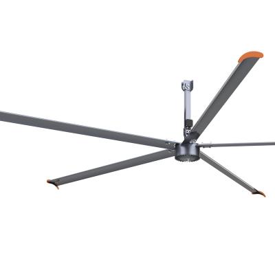 China Large 300 square meter summer best selling pmsm hvls industrial hot motor large ceiling fan for warehouse for sale