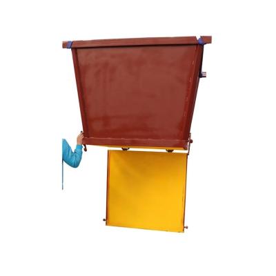 China Construction works Forklift Attachments Drop Collapsible Landfill Workshop Waste Bin Dump Waste Bin for sale