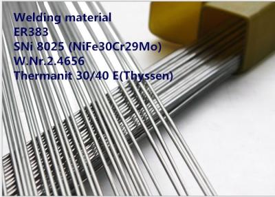 China O Special de Rod de soldadura de ER383 GTAW liga a liga baseada níquel ER383/SNi 8025 do material de soldadura à venda