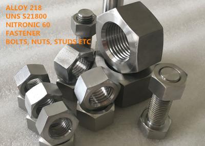 중국 S21800 / 밸브 대와 좌석을 위한 완전히 Nitronic 60 스테인리스 합금 오스테나이트계 강철 판매용