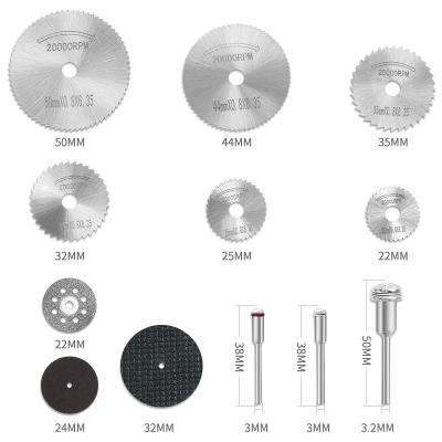 China Diamond Powder +Alloy Diamond Form Sheet Steel Polishing High Speed Steel Woodworking Saw Elect Blade Resin Double Mesh Grinding Wheel Sheet Set for sale