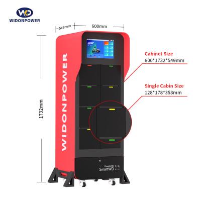 Chine Station d'échange de batterie RFID pour vélo électrique scooter moto moto rickshaws entrée 100-240V 50/60HZ dire au revoir aux malheurs de charge à vendre