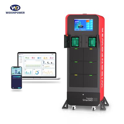 Chine Dépôt de recharge de batterie automatique Recharger vos piles avec la dernière technologie et l'interface tactile à vendre