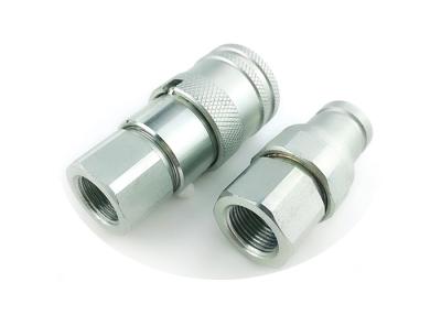 China Edelstahl-Hochdruck-Schnellkopplung Flachfläche Hydraulische Schnellkopplung zu verkaufen