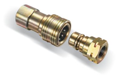 Chine ISO 7241 A 3/8' acier plaqué au zinc raccords de raccordement rapide à vendre