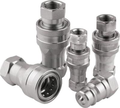 Chine Type étroit coupleur rapide d'OIN, libération rapide de 1 pouce d'accouplements d'acier inoxydable à vendre
