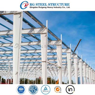 China Prefab Metal Office Buildings Steel Frame Workshop Steel Warehouse Construction for sale