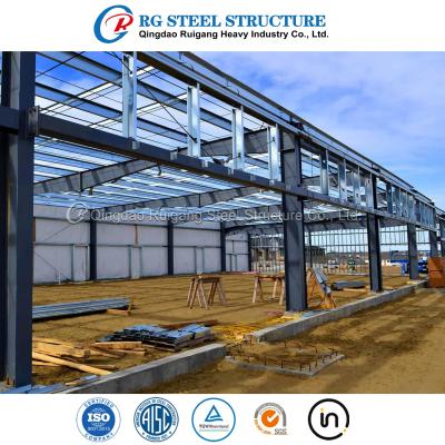 China Construcción metálica Edificio industrial prefabricado de metal para almacén/taller/oficina en venta