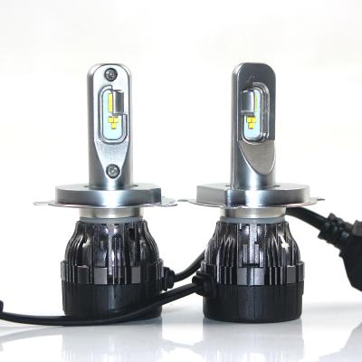 China Silent H4 Light with Perfect Beam - Fan Car H4 LED Headlight Bulb LED Bulb 4300K 4500K 6500K - 12 Volt 24 Volt -- H4 Plug and Play for sale
