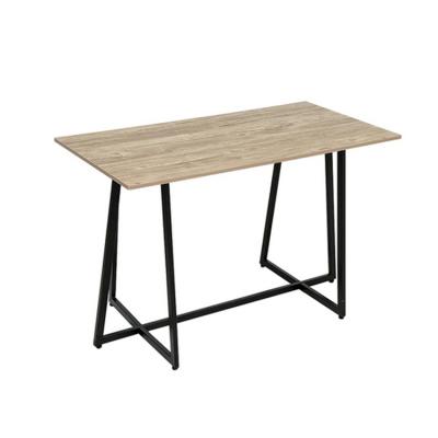 China Modern Kitchen Table Home Furniture Restaurant Metal Leg Dining Wood Kitchen Table for sale