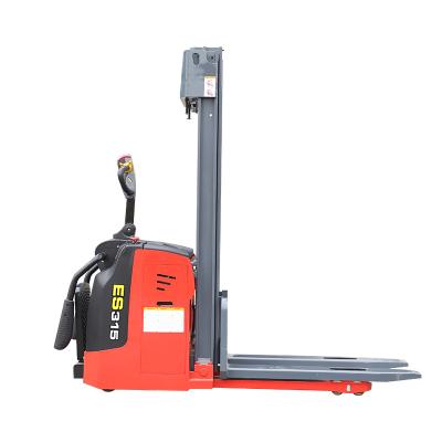 China Building Material Shops Full Automatic Electric Forklift Pallet Handling Stacker for sale