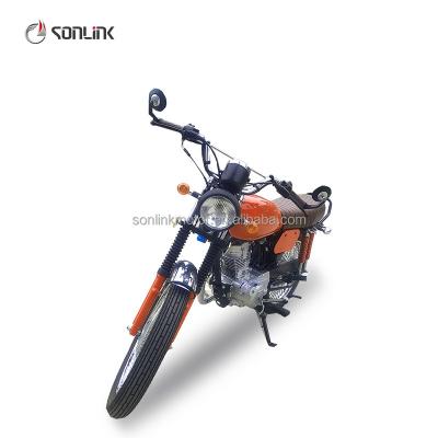 China Sonlink Brand New 125cc Retro Men Vintage Motorcycle Stunning Modern Classic Motorbike for sale