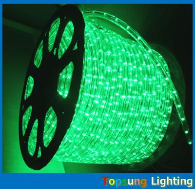 China luz de Navidad LED 110/220v 2 alambre redondo LED cuerda luces flex en venta