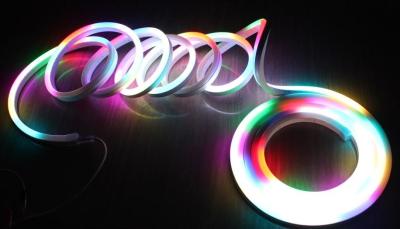 China RGB digital led neon flex rope light for building decoration for sale