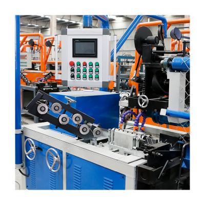China Construction Wholesale Custom Diamond Mesh Chain Link Fence Machine High Speed Fully Automatic Galvanized Price for sale