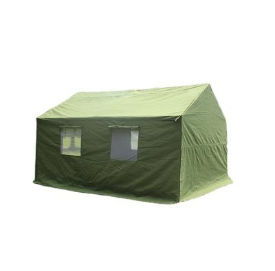 China Wholesale Outdoor HK Steel Frame Winter Green Army Canvas Diagonal Bracing Type Camping Military Tent For Outdoor for sale