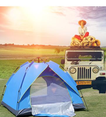 China Durable Hangkong Tent Camping 1-2 Person Single Layer Family Folding Automatic Pop Up Camping Tent for sale