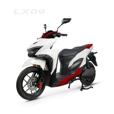 China Dual 60V18Ah Unisex Adult Electric Motorcycle Lithium Battery Electric Scooter LX09 for sale