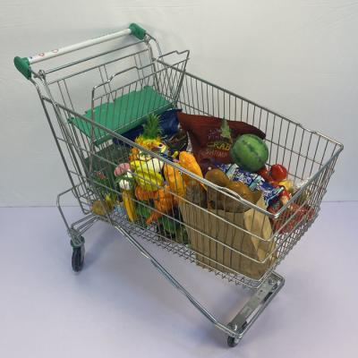 Κίνα 180L επιχρωμιωμένο καροτσάκι αγορών υπεραγορών αγοράς της Ευρώπης γενικών καταστημάτων αποθήκευση προς πώληση