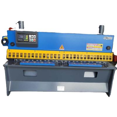 China 6*2000 Metal Cutting Machine Shear Small CNC Manual Automatic Mechanical Electric Flat Guillotine Sheet Metal Shear Machine For Cutting for sale