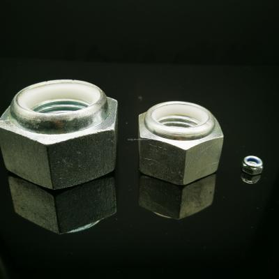 China Heavy Industry Nylon Hexloose Nut Stainless Steel Nut Self Lock Fasteners Stain for sale