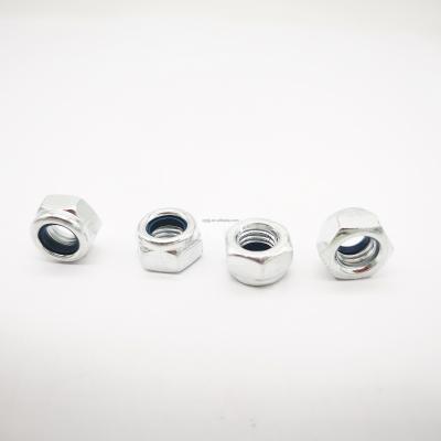China Din985 Heavy Industry Carbon Steel Nylon Hex Nut Stainless Steel for sale