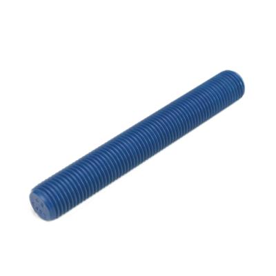 China Stainless Steel Screw Thread Rod Finish Blue Double Zinc Steel High Strength Bags Carton Good Quality And Best Price for sale