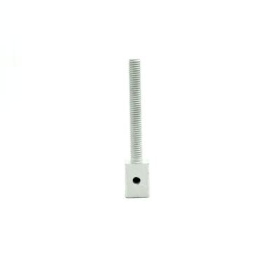 China Unusual Shape Stainless Zinc Square White Head Fastener for sale