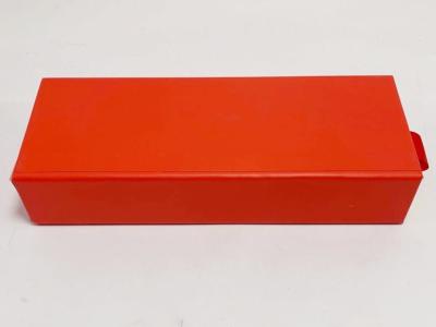 Cina L'abitudine di carta arancio della scatola del cassetto ha stampato la laminazione 157gsm di Matt dei contenitori di regalo in vendita