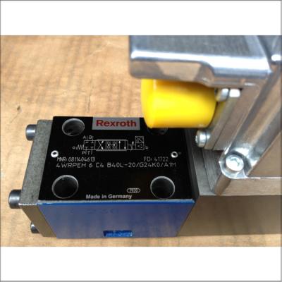 Chine Valve de direction Rexroth 4WRPEH6C4B40L-2X/G24K0/A1M pour contrôler la pression et le débit de direction de l'huile à vendre
