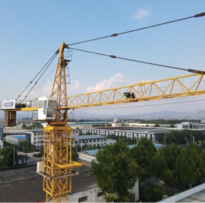 China QTZ6010-6T Torre de la grúa de la cabeza del martillo para agilizar las operaciones Mejorar la eficiencia en venta