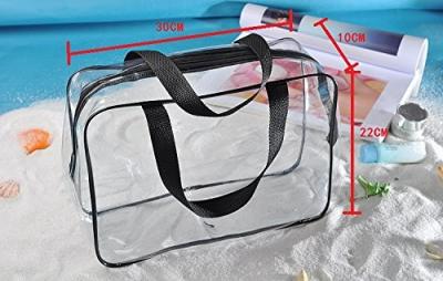 Китай PVC Travel Makeup Bags Plastic Tote Bag Clear PVC Travel Tote Bag for Men and Women продается