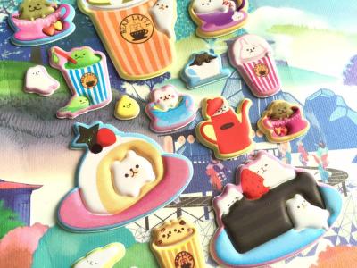 China Animal Foam Stickers Cute Animal Puffy Sticker For Party Happy Gathering Tea Time Cake Time à venda