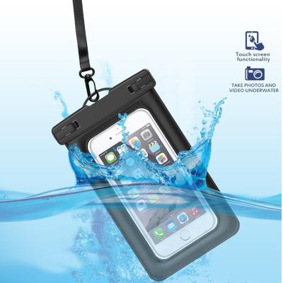 Китай Eco-Friendly Floating Waterproof Phone Case TPU Waterproof Dry Pouch with Air-Filled Frame Function продается