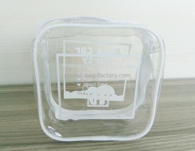 Китай Non-phthalate Clear VInyl PVC Travel Pouch Transparent Cosmetic bag продается