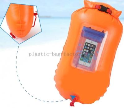 China Swim Safety Buoy Open Water Swim Dry bag Safe Buoy Float for Swimmers, Triathletes with Transparent Window for Phone à venda